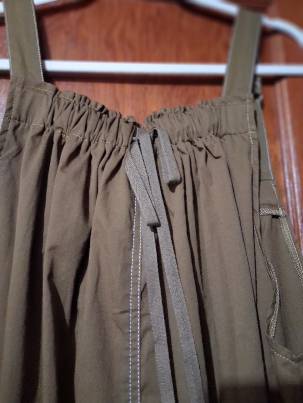 Olive Green Garment Fabric - Solid Olive Color